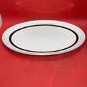 A Mikasa Fine China Narumi Large Serving Platter &  Divided Dish  #5353