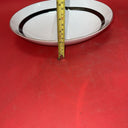 A Mikasa Fine China Narumi Large Serving Platter &  Divided Dish  #5353