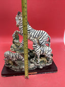 Endangered Species Collection Zebras Figurine