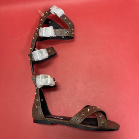 Steve Madden Sharon  Brown Studded Strappy Sandals Size 7.5