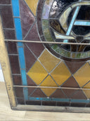 Antique Leaded Glass Window 36x48”