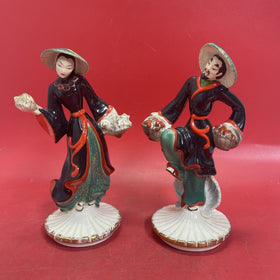 Vintage  Japanese Shell Vendor & Lobster Vendor By Barbara Baldwin