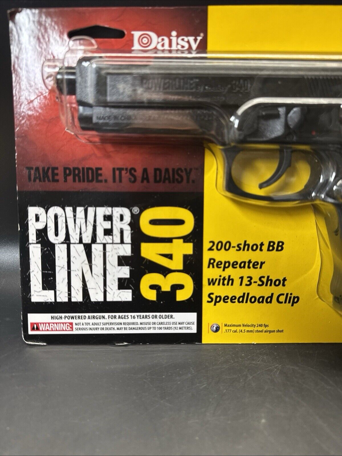 Daisy Powerline 340 BB Air Pump Spring Gun/ The Box Is Damage