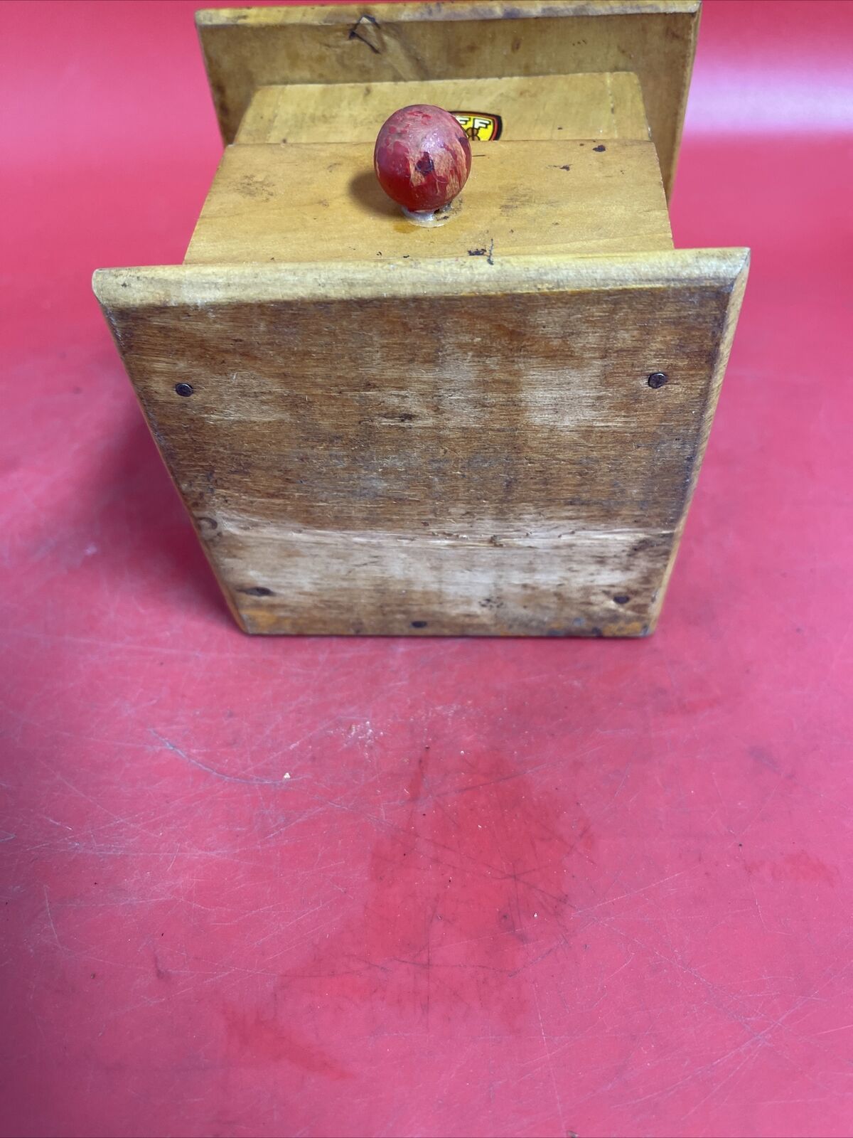 Vintage Coffee Working Wood & Steel Coffee