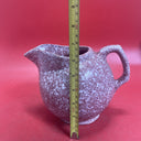 Spongeware Vintage Ball Jug with Ice Lip - #170 USA