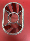 Vintage Candlestick, stained glass, 6 inches high, handmade