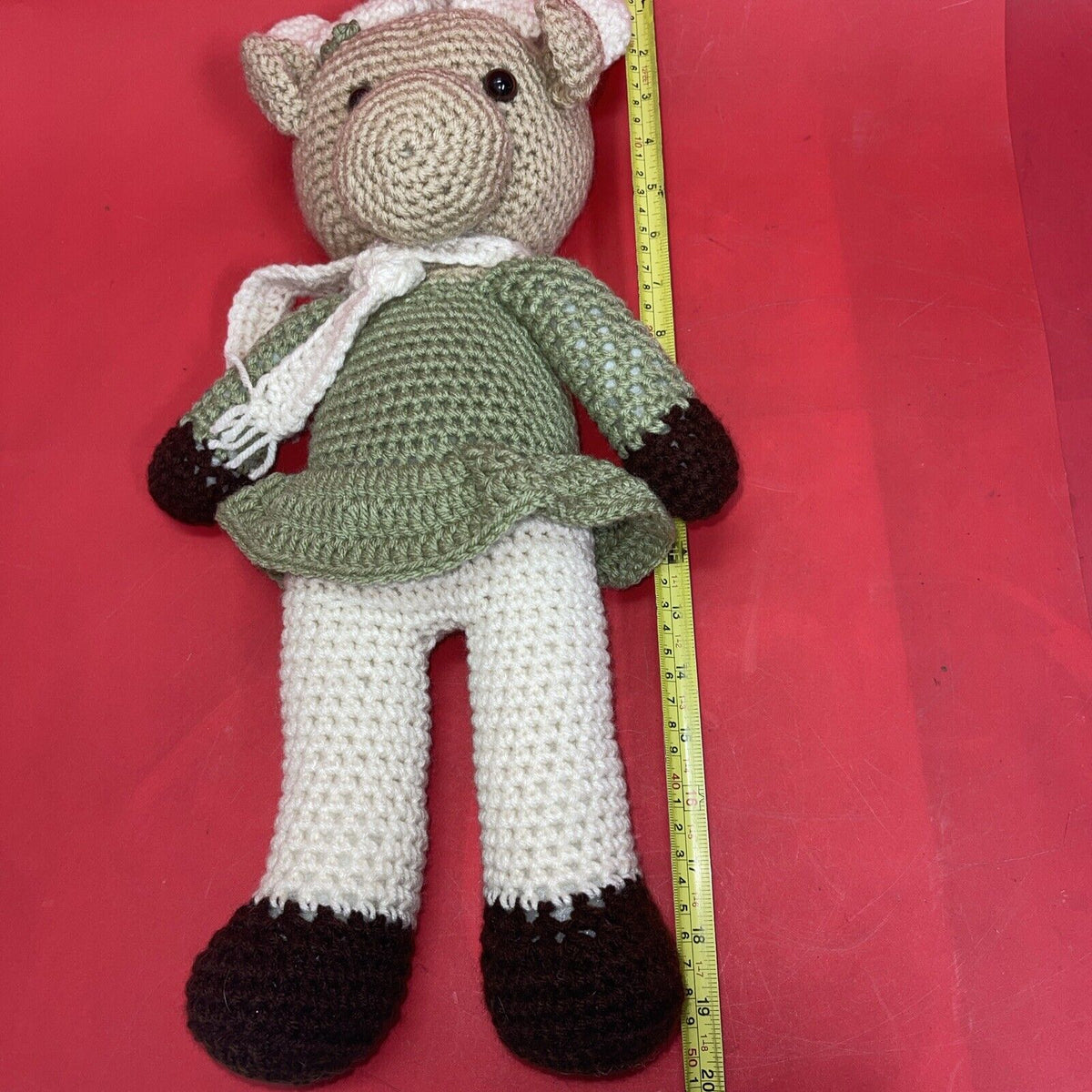 Handmade Crochet Animal Toys Funny Deer Doll Cute Baby Gift