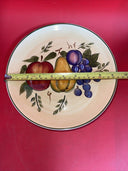 Gibson Hand-Painted 'Fruit Grove' Everyday China 9.5” Plates Ceramic Set 4