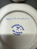 Vintage Porcelaine de Paris France Mini Cup & Saucer - Floral