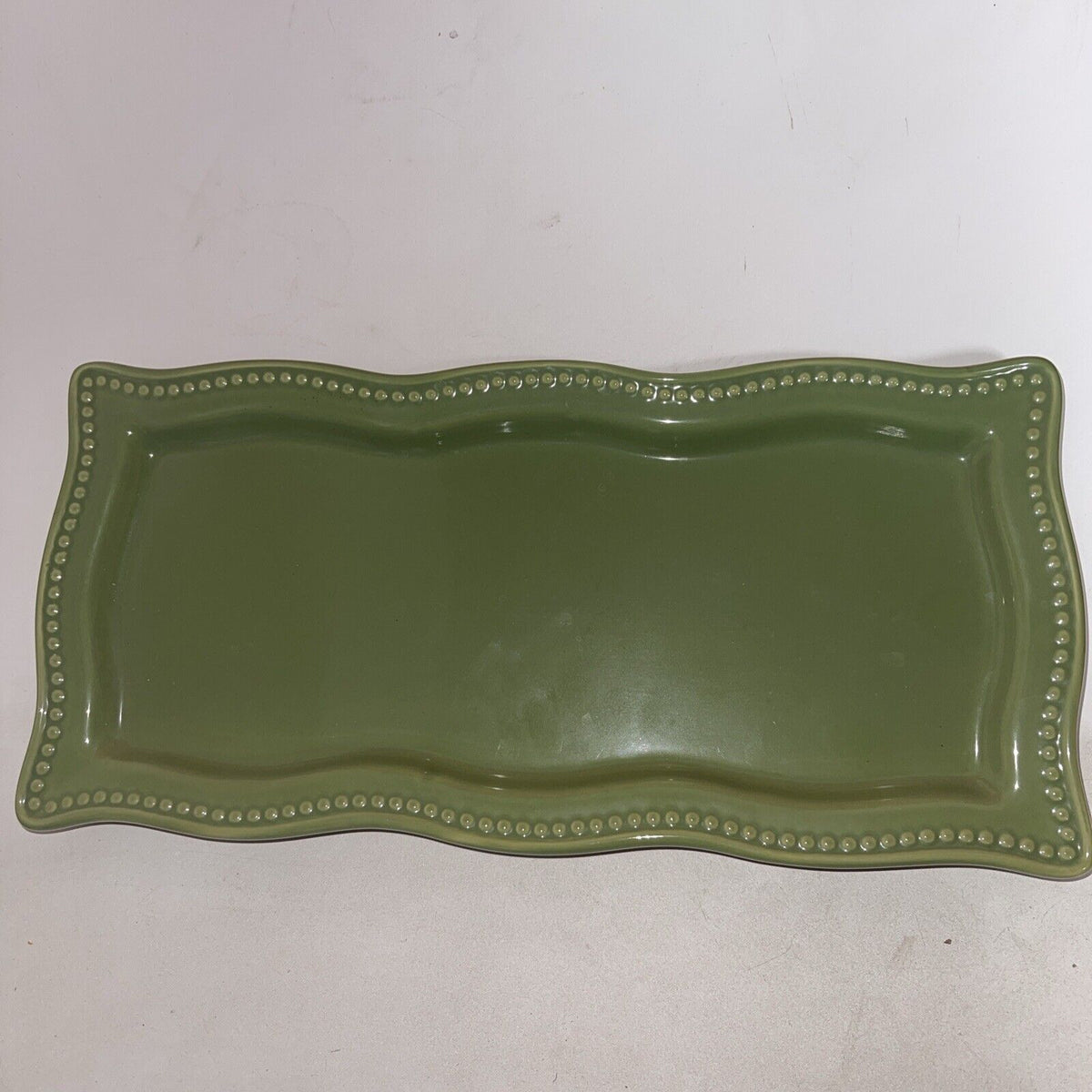 Pavilion By Princess House Serving Platter 14”x7”