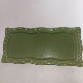 Pavilion By Princess House Serving Platter 14”x7”