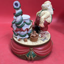 Vintage 1992 Santa's Best Animated Christmas Music Box 