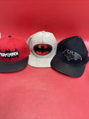 Batman Baseball Caps Lot of 3  Adjustable Strap #3