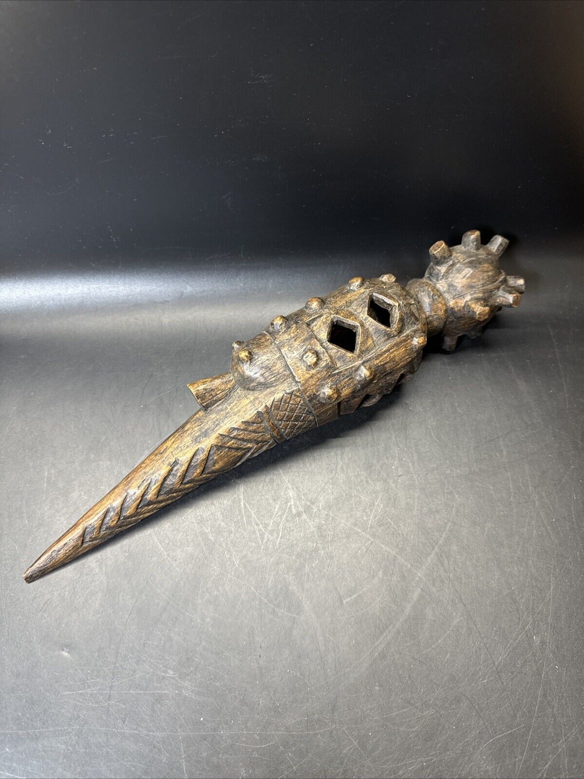 Wooden Phurba Dagger Tibet