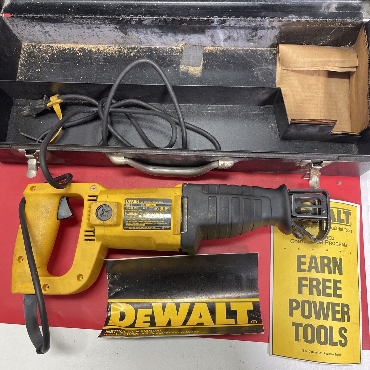 dewalt reciprocating saw DW304