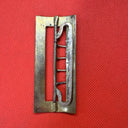 Antique Victorian Enamel Brass Buckle