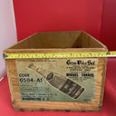 Vintage ~ Wood Crate/Box ~ Miguel Torres~ Spain ~ Vintage 1984