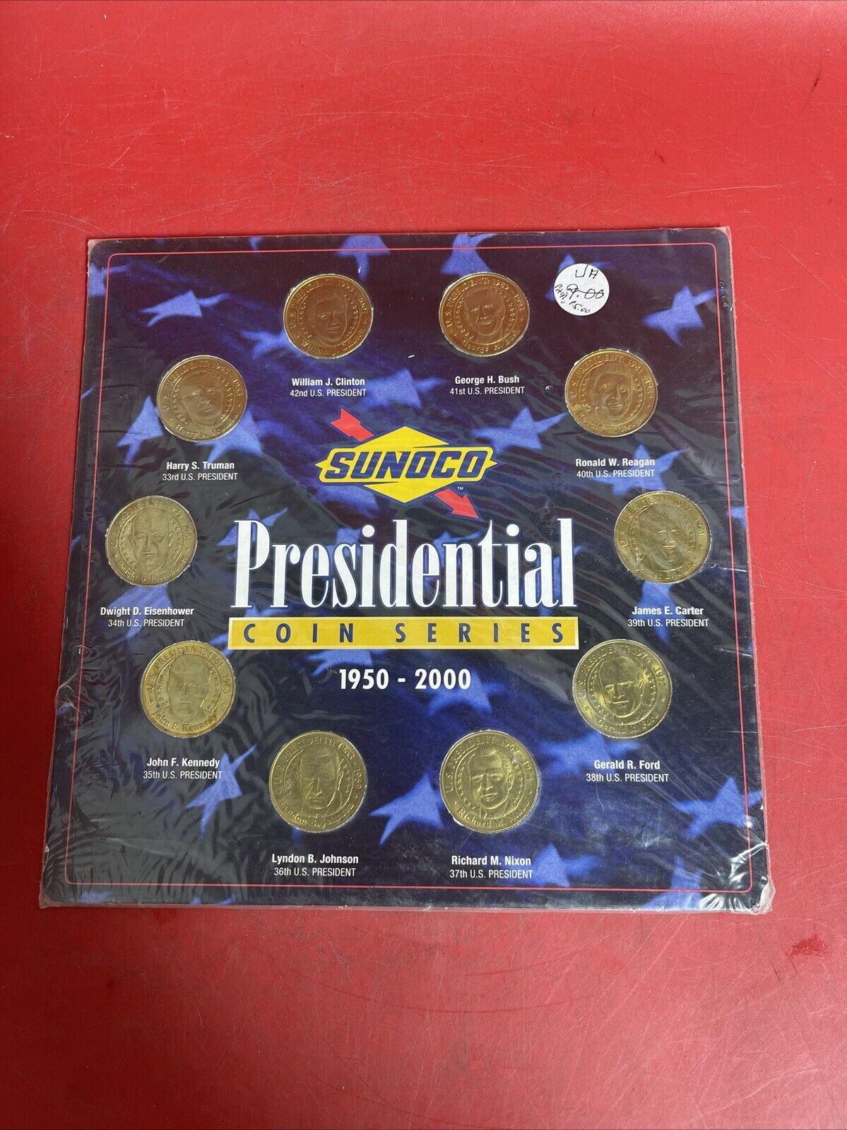 [10] SUNOCO PRESIDENTIAL COIN SETS + [10] SUNOCO MILLENNIUM COIN SETS w/ HOLDERS