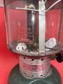 Vintage Coleman #228F Double Mantle Lantern Big Hat