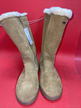 Universal Thread Genuine Suede Winter Boots Women’s Size 10 Daniela Faux Fur