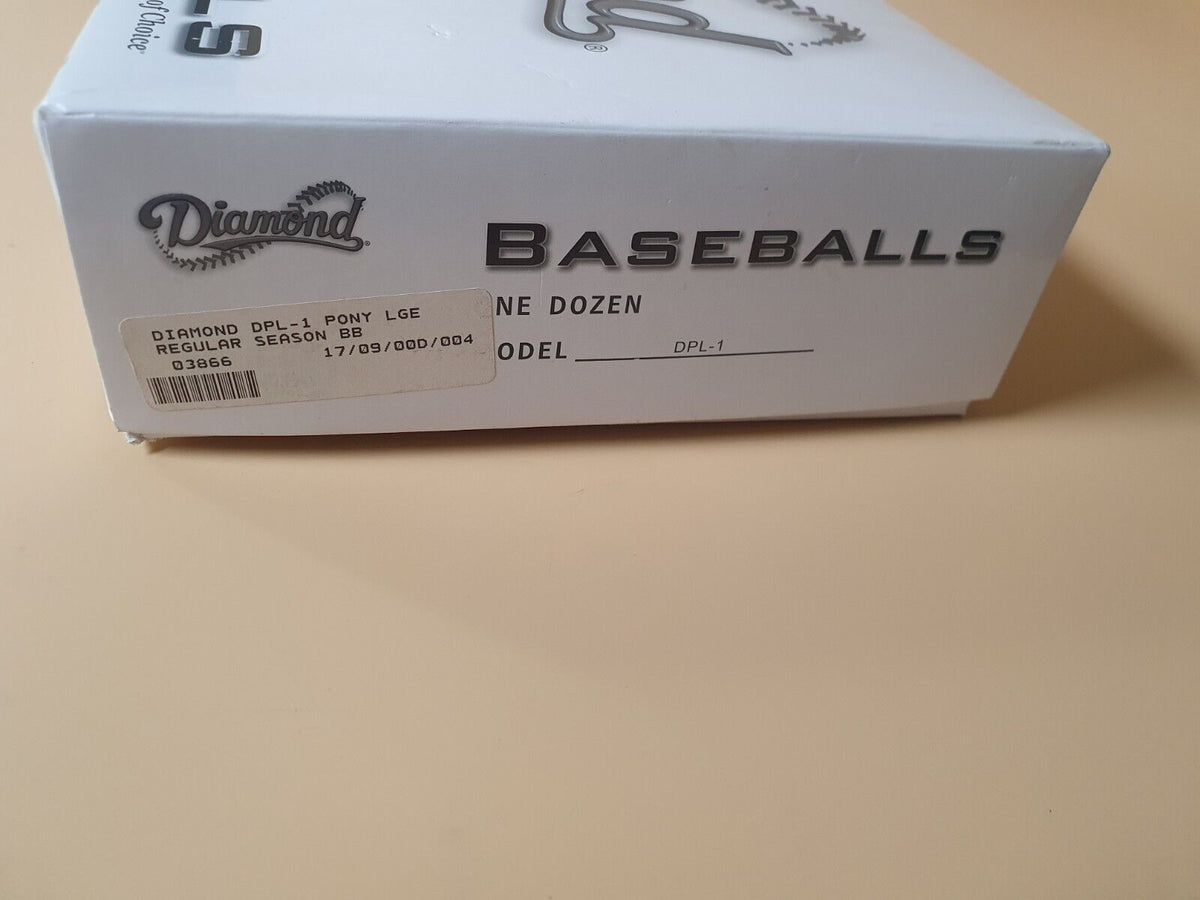 Diamond Sports Little League DLL-1 Leather Baseballs Set 12