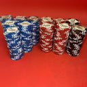 World Poker Tour Chips (299 Total) 149 Blue 50 Black 100 Red