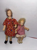 Vintage Erna Meyer Stockinette Posable Dollhouse Girls Lot 2. #3