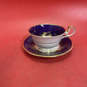 Vintage Aynsley Bone China Rose Bouquet Cup And Saucer England G.1515