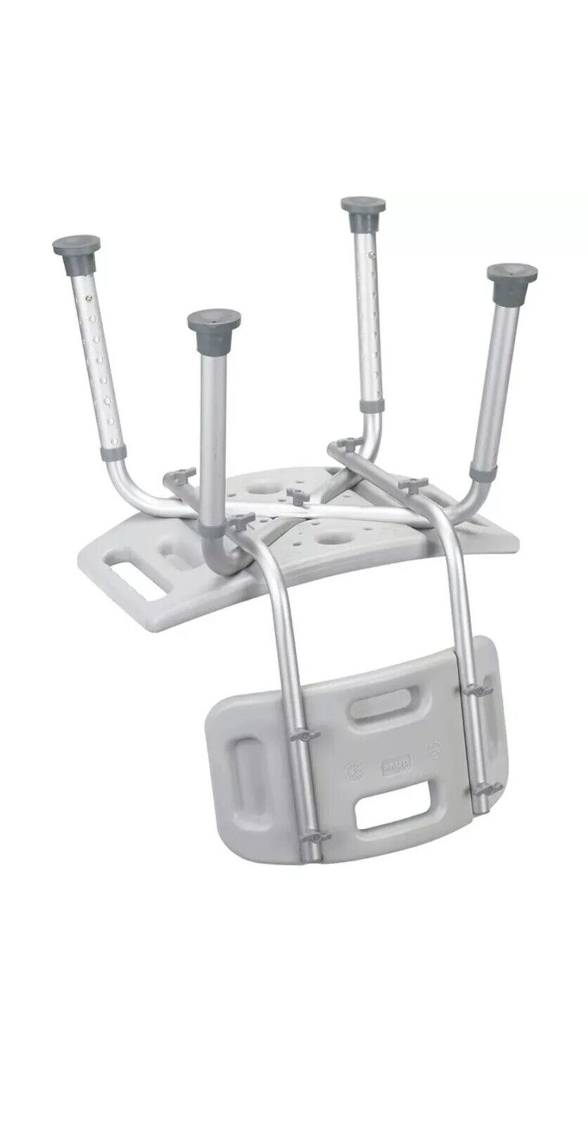 Tool-Free Bath Seat with Back