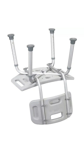 Tool-Free Bath Seat with Back
