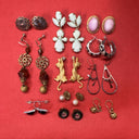 Vintage Clip/Screw back Earrings/ Lot Of 11