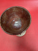 Hand Thrown Art Pottery Chalice 7 3/4in