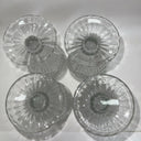 Weddingstar Vintage Inspired Pressed Glass Goblet, Clear 10oz Lot 4