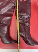 Just Fabulous Burgundy Helen Boots size 9