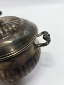 Sheridan silverplate bowl with lid