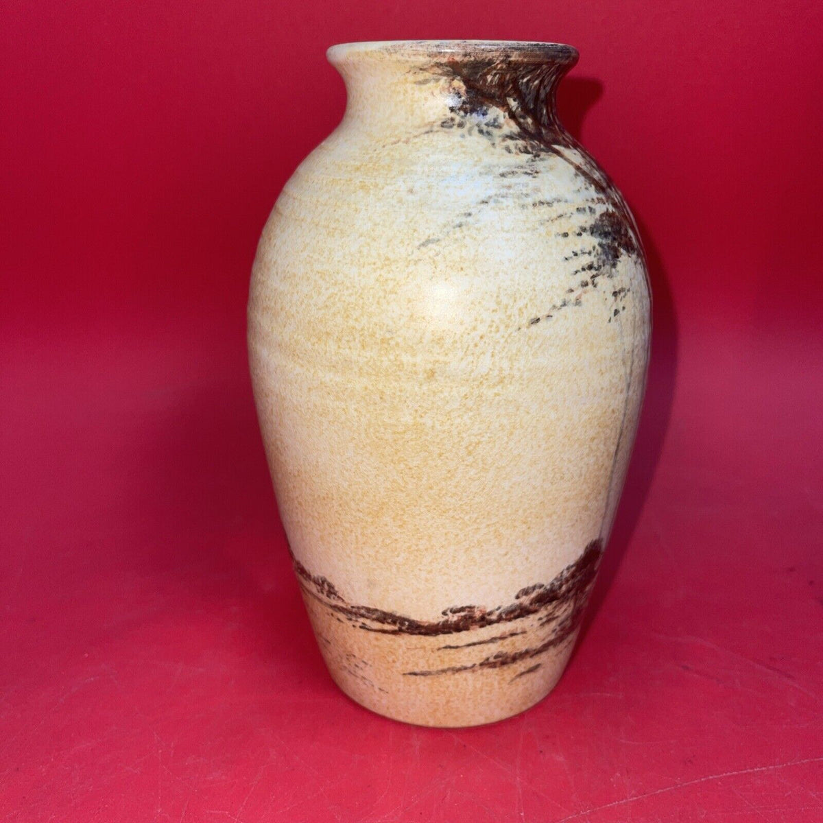 E Radford Forest Tree Vase 7”