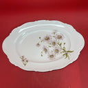 Mitterteich Daisy  Bell Oval Plates Length 16” & 12” , Sauce Boat.( Lot 3)