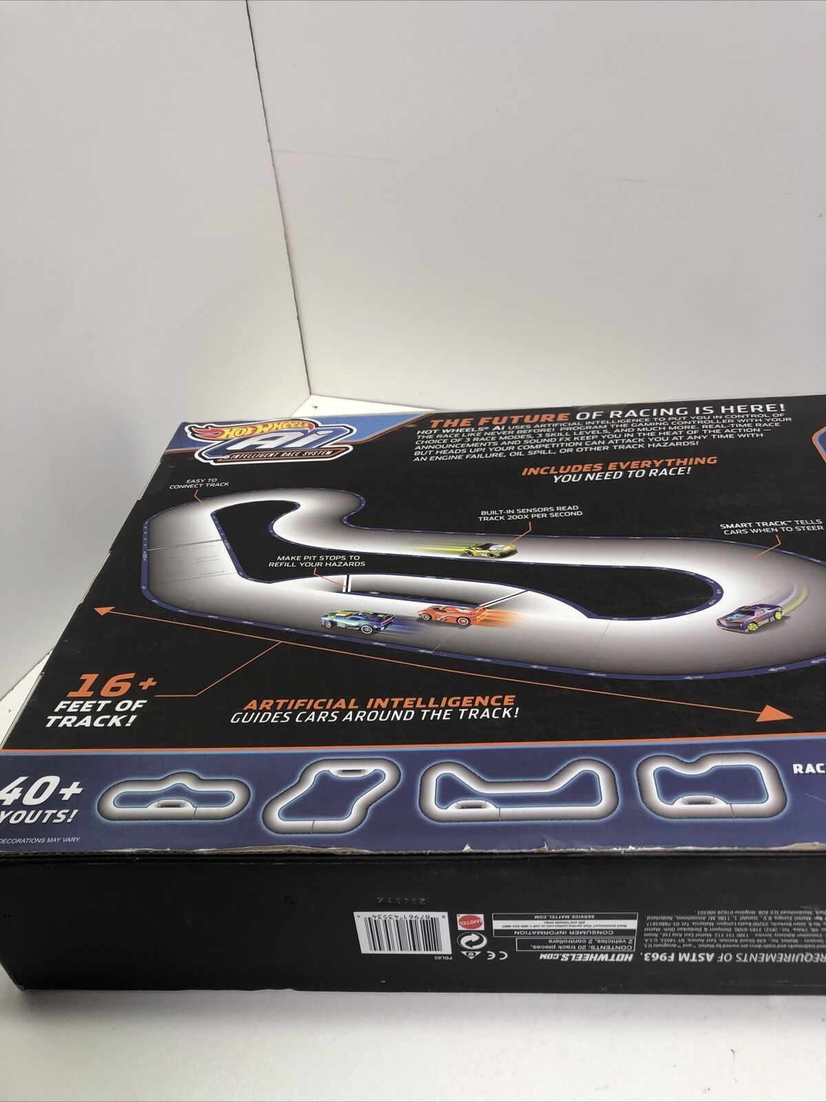 HotWheels Ai Intelligent Race System Hot Wheels Slot Less Race Track Smart Car