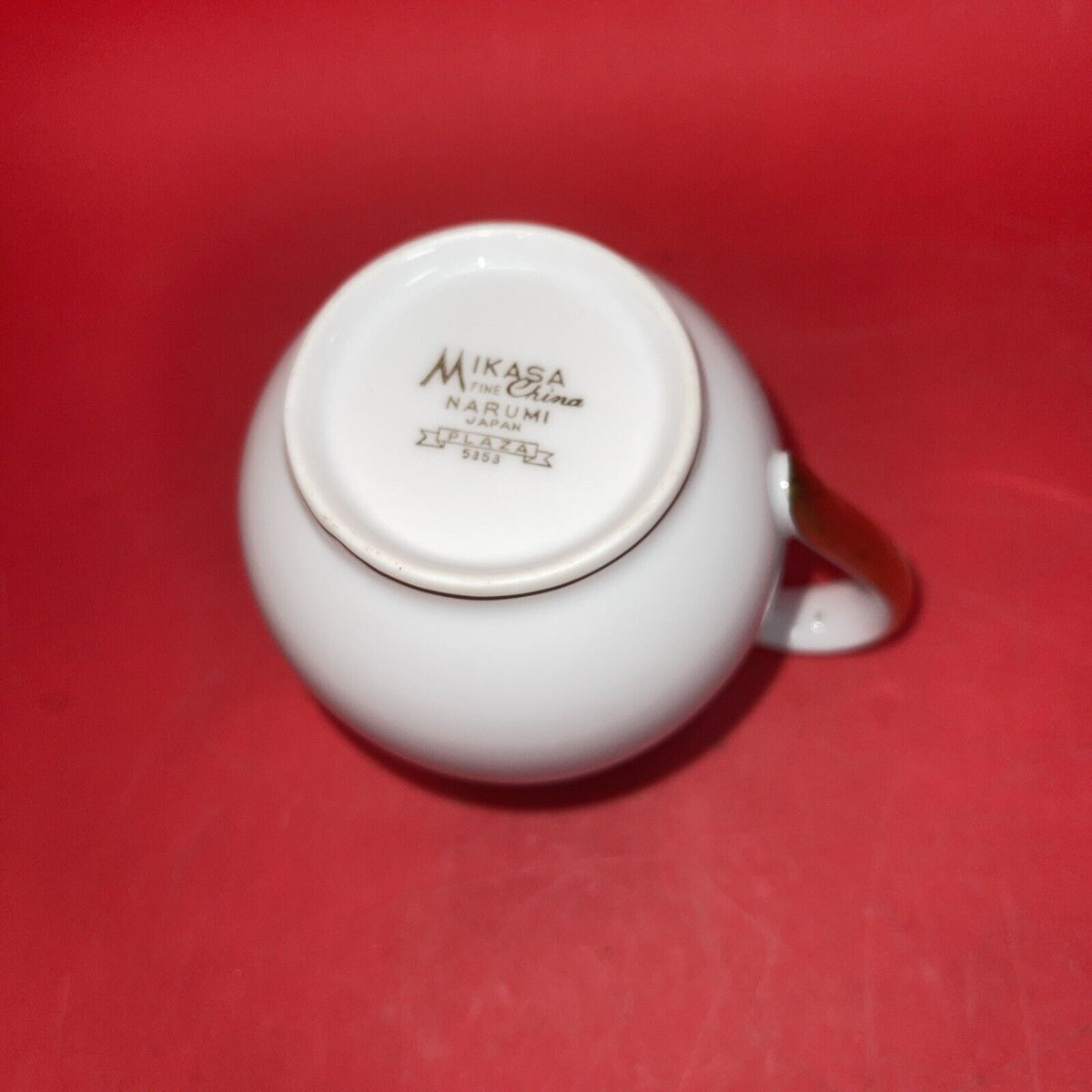 Mikasa #5353 Fine China Narumi Plaza Creamer And Sugar Bowl Set