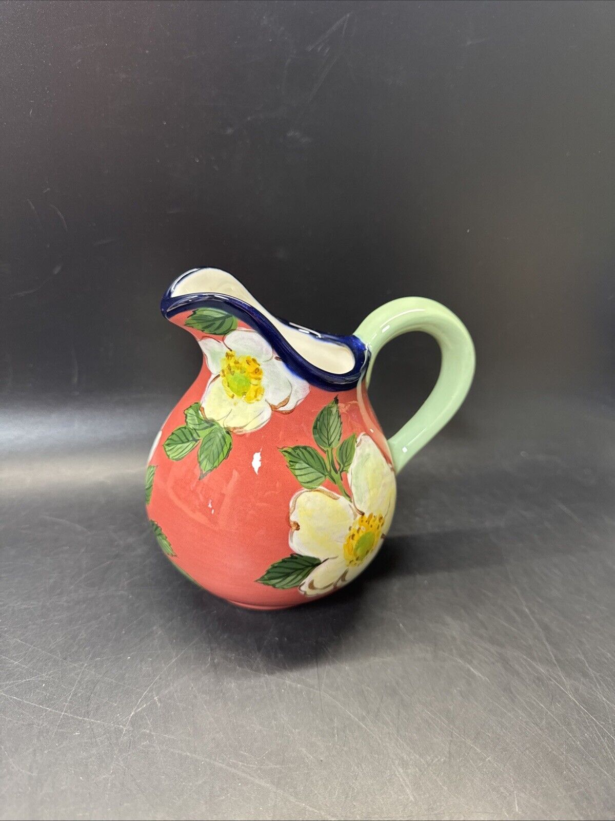 Vintage Flowers CREAMER Amethyst Hill Design