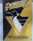 PITTSBURGH STEELERS PENGUINS HOCKEY FOOTBALL BANNER, 43" X 28" Made In USA