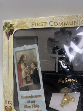 First Communion Boxed Gift Set Catholic For Boy