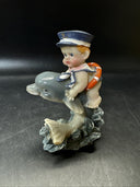 Vintage Collectible Dolphins Figurines/ Lot Of 4