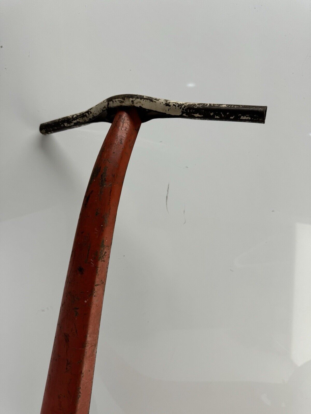 Vintage Red Metal Foot-Push Scooter