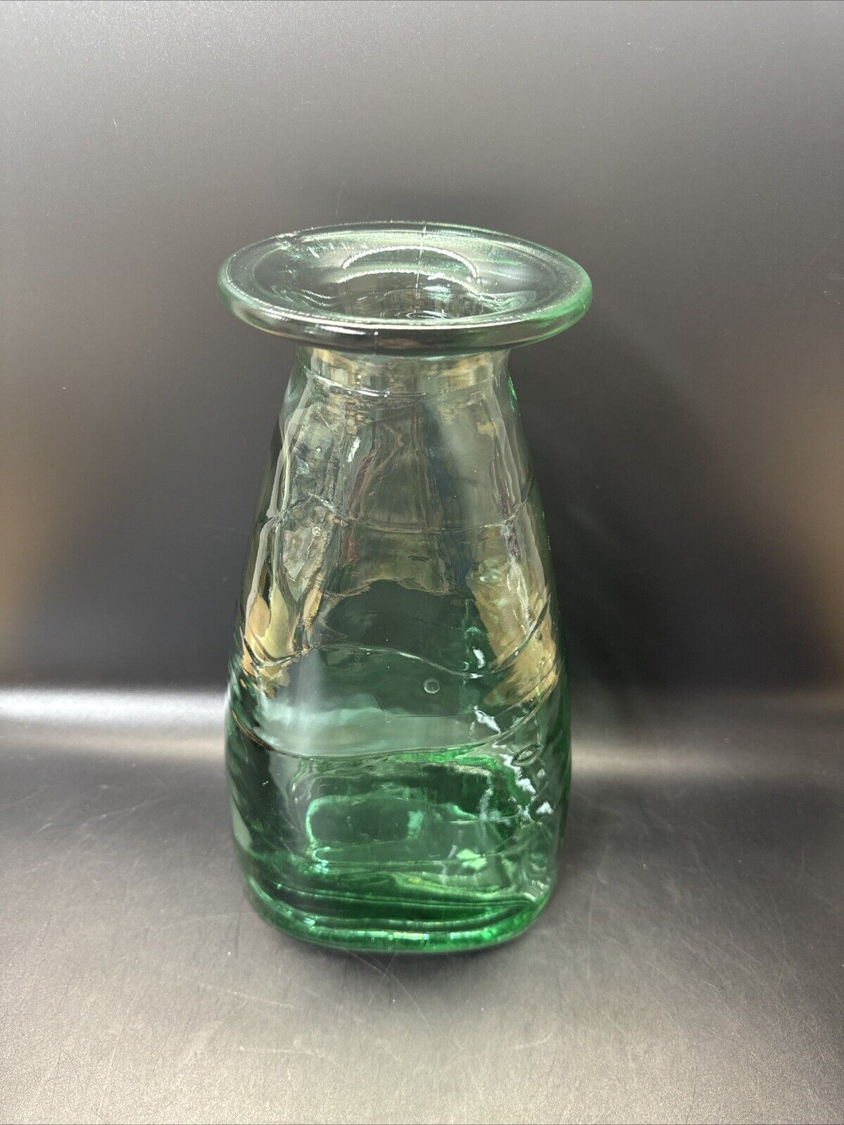 Oversized Art Glass Sculptural Vase Vessel