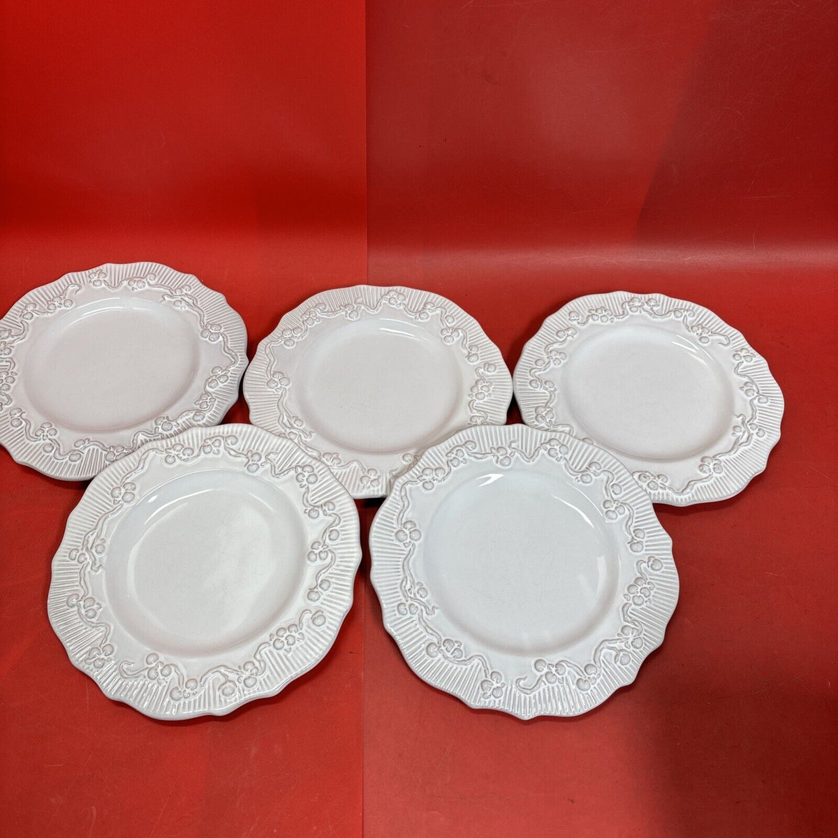 Connoisseur By Christina Ambiance/ Lot Of 5 Plates 8.5”