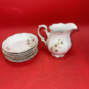 Mitterteich Daisy Bell 5" Dessert Bowls Lot 7 & 1 Creamer