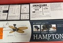 Hampton Bay Lillycrest 52 in. Indoor/Outdoor Aged Bronze Ceiling Fan