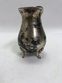 Silverplate Water Pitcher with Ice Guard and Claw Feet