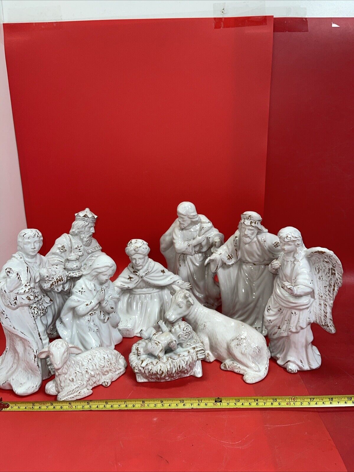 Vintage Accents & Occasions Porcelain Nativity Set Figures